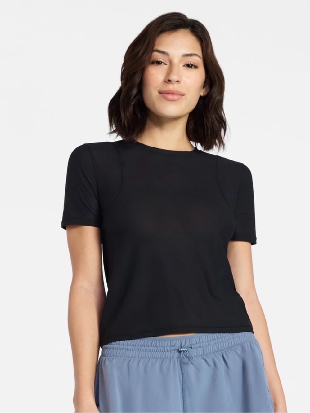 Avia Black Short Sleeve Tee Sz XS NEW!